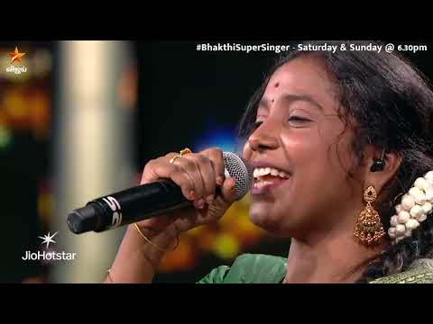 Glimpse of Maruthamalai Satthiyama Song by #Abirami 🙏❤️‍🔥 | Bakthi Super Singer | Episode Promo