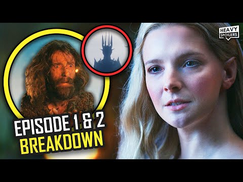 RINGS OF POWER Episode 1 & 2 Breakdown | Ending Explained, Review And  Lord Of The Rings Easter Eggs