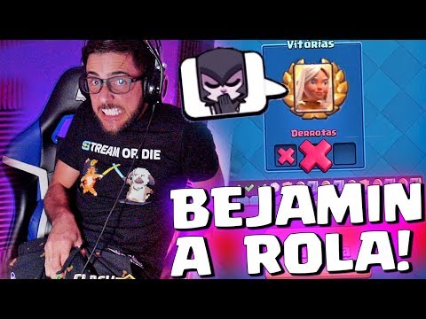 BEIJAMIN A ROLA CURADORA  APELONA NO DESAFIO DO CLASH ROYALE