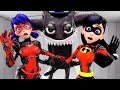 Miraculous The Ladybug And Violet Parr - MR GRIMM Transformation (Garten Of BanBan 4 Animation!)
