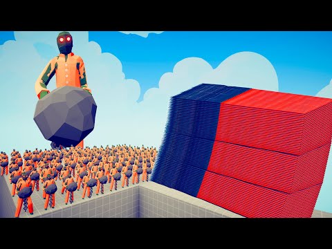 200x PRISONER ZOMBIE vs EVERY GOD - Totally Accurate Battle Simulator TABS