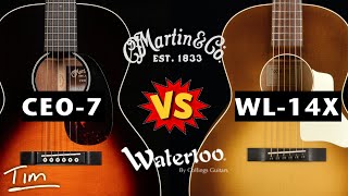Video thumbnail for Waterloo WL14X vs Martin CEO7 Guitar Demo by Tim