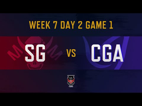SG vs CGA｜LJL 2019 Summer Split Week 7 Day 2 Game 1