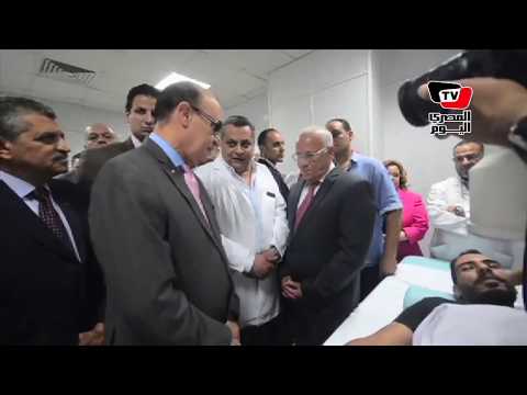 «مميش» ومحافظ بورسعيد يتفقدا جهاز تفتيت الحصوات المهدي لـ«مستشفى الزهور»