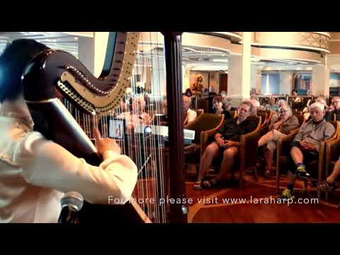 Greensleeves with variations arr.for harp by #laraszaboharpist