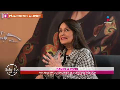 Daniela Romo conmovida al regresar a los escenarios | Sale el Sol