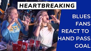 St. Louis Blues fans react to Game 3 hand pass goal in overtime