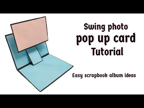 Swing Pop Up Card Making | how to make swing pop card | Best greeting card for someone❤️ #papercraft