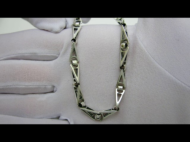 Серебряный браслет "Рокко барокко" 5100127 Видеообзор