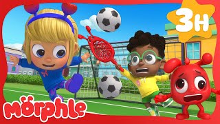 Morphle's Crazy Soccer Match! | Team Red vs Team Green | Football Frenzy | Sports Cartoon