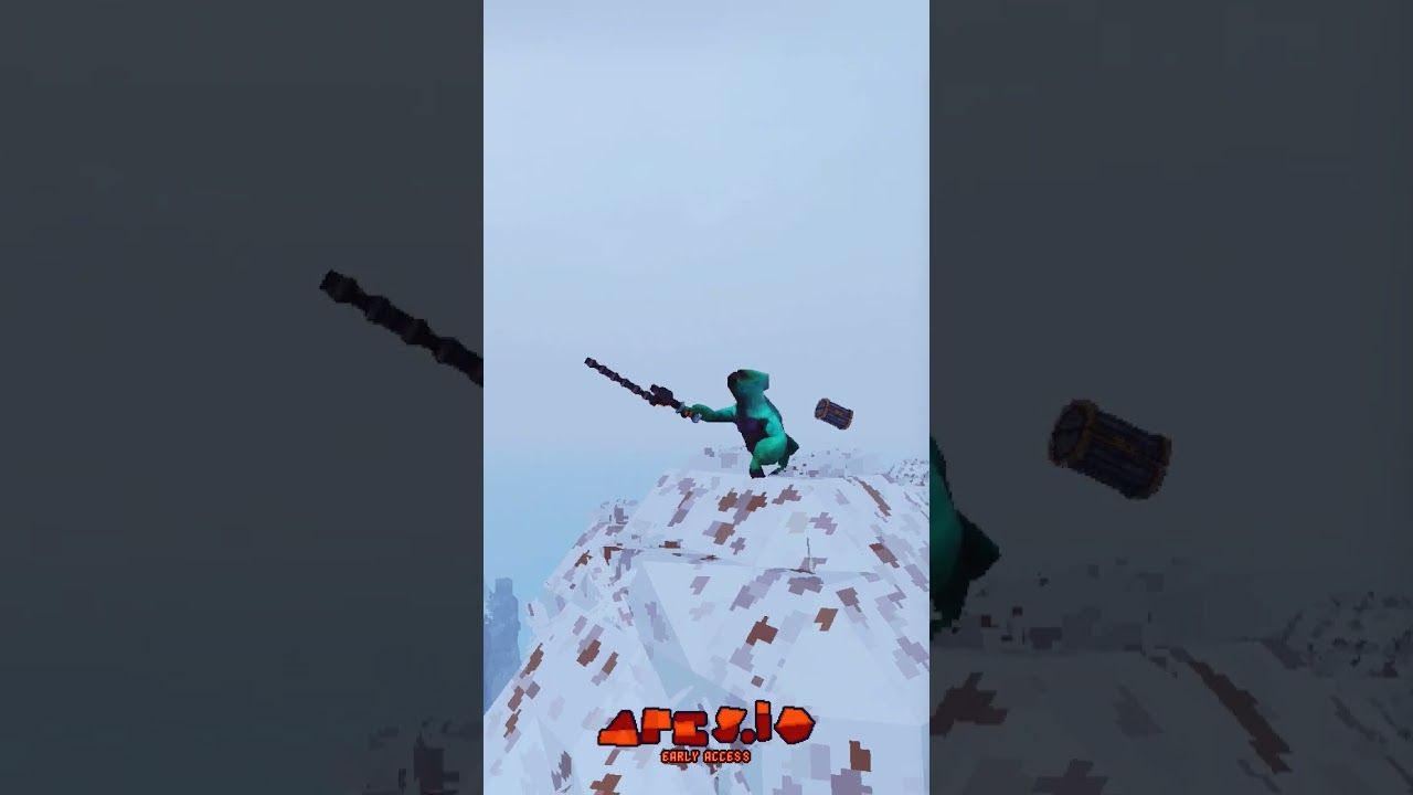 Build the ultimate weapon with our crafting system in Apes.io #iogames #browsergame #freegames