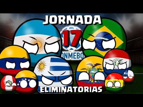 Matchday 17 of the CONMEBOL 2026 World Cup Qualifiers #countryballs