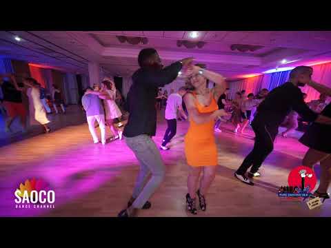 Tamba Salsache Hissirou and Yuliya Pilipenko Salsa Dancing at 3 Front Relax