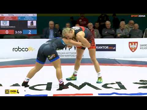 FW 75 kg: A. Wieszczek-Kordus VS S. Georgieva - 6.12.2017 - PWPW KLZ