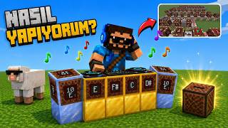 NOTA BLOKLARIYLA NASIL MÜZİK YAPILIR?!! | Minecraft Nota Blokları ile 