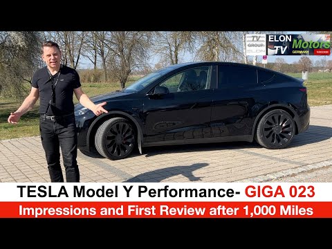 TESLA Model Y Performance from GIGA Berlin: 1´000 Miles already, Impressions and 1st Rating