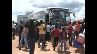 preview picture of video '13.04.2014::ARRIVEE TP MAZEMBE A NDOLA / TP MAZEMBE ARRIVAL IN NDOLA'