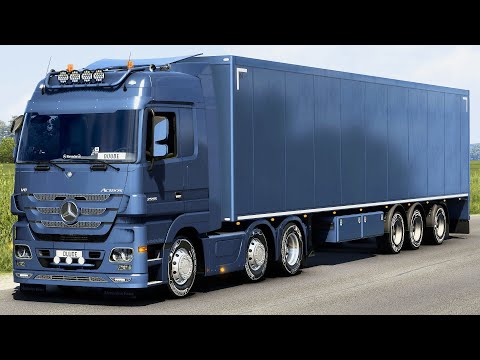 ETS2 1.46 Mercedes Actros MP3 Reworked by Schumi | Euro Truck Simulator 2