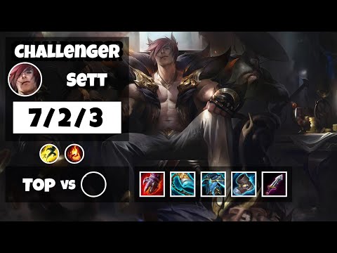 Sett vs Lee Sin OCE Challenger TOP (7/2/3) - v11.12