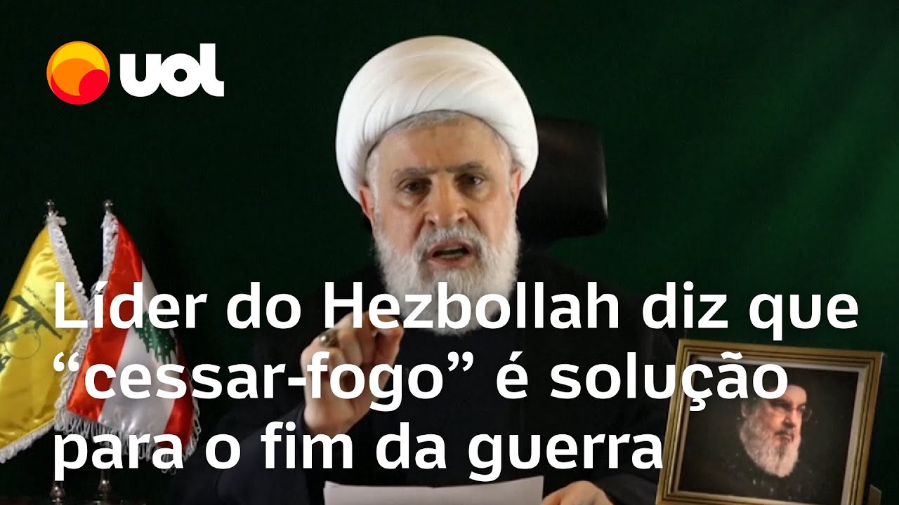 Líder do Hezbollah diz que 'cessar-fogo' é solução para fim da guerra com Israel