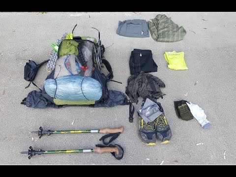 PCT 2018 - Gear Loadout