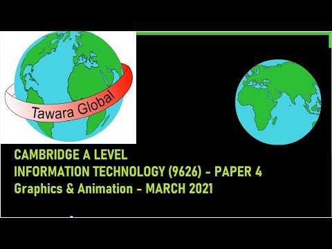 A Level IT 9626 March 2021 Paper 4 - Graphics & Animation