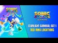 Sonic Colors Ultimate Starlight Carnival Act 1 Red Ring Locations