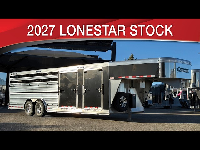 Preview image of 2027 Cimarron Lonestar Stock Show Cattle Trailer youtube video
