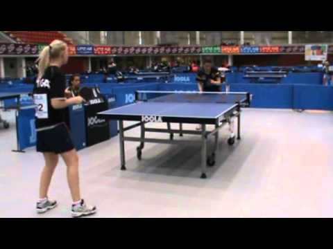 110423 Linz, JGT, Simone Dueholm - Berta Lopez