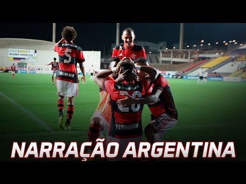 Flamengo 3 x 1 Figueirense - narração argentina