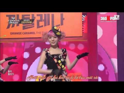[Vietsub][Perf] Orange Caramel - Catallena (140313 Comeback Stage){Playgirlz Team}