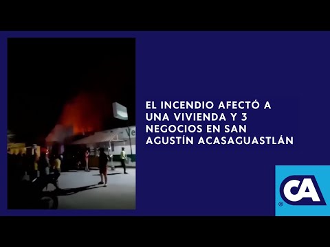 Se registró un incendio estructural en San Agustín Acasaguastlán - El Progreso