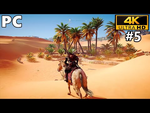 Assassin's Creed Origins Gameplay Walkthrough Part 5 – No Commentary (4K 60FPS PC)