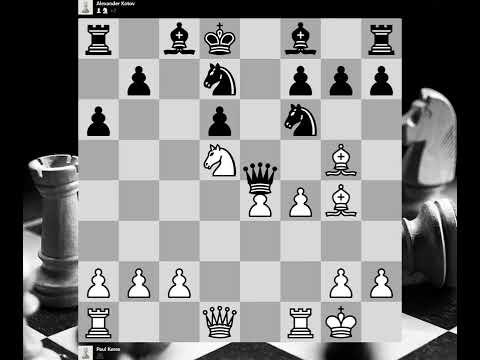 Paul Keres vs Alexander Kotov, Budapest Candidates, Budapest HUN, 18.04.1950
