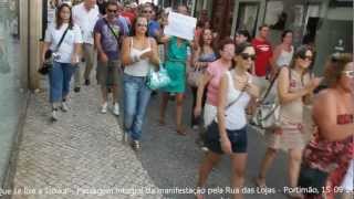 preview picture of video ''Que se lixe a Tróika' - Portimão, 15-09-2012 - Rua do Comércio'