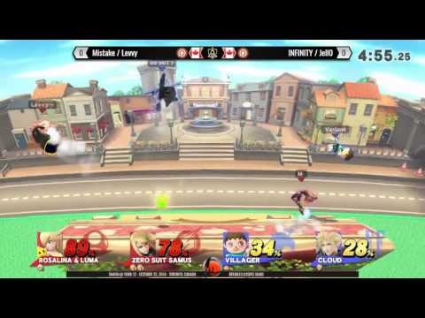 Smash at York 12 - Mistake + Levvy vs INFINITY + Jell0 - SSB4 Dubs LSF