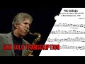 THE CHICKEN  - Bob Mintzer - Tenor Sax Solo Transcription - Brian Bromberg Version