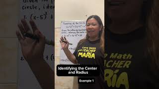Identifying the Center and Radius of A Circle