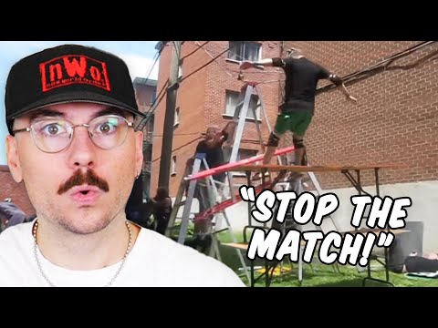 We Try Commentating BACKYARD WRESTLING!