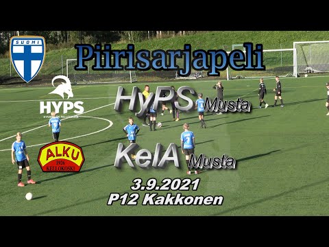 Piirisarja P12 HyPS Musta - KelA Musta 3.9.2021