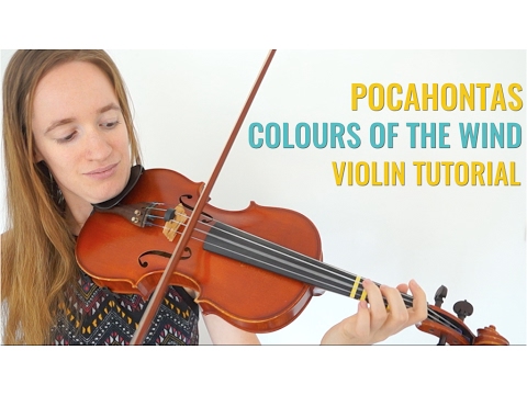 Couleurs du vent - Pocahontas [Tutoriel violon] // Défi conte de fées