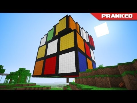 HermitCraft PRANKED: The Hills Have Rubik's Cubes.