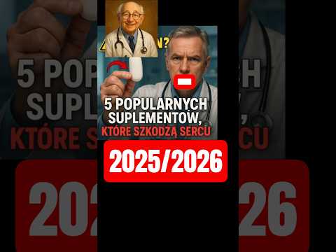 5 najgorszych suplementów po 60! #seniorzy #dieta #profilaktyka #zdrowie #witaminy