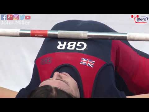 Holly Bryans - 10th Place 462.5kg Total - 72kg Class 2019 Womens IPF Classic Worlds