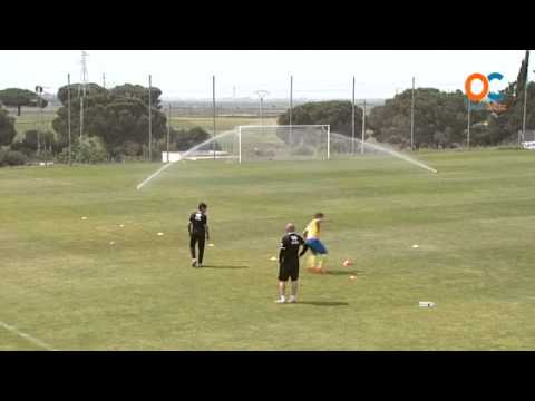 Entrenamiento Fran Machado en solitario con el preparador físico