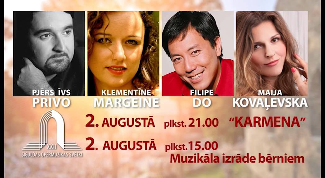 Aicina uz Siguldas Opermūzikas svēktiem 2014.gada 1.–3.augustā
