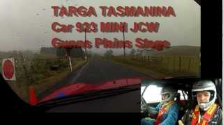 preview picture of video 'Targa Tasmania Gunns Plains - Car 923 MINI Cooper JCW'