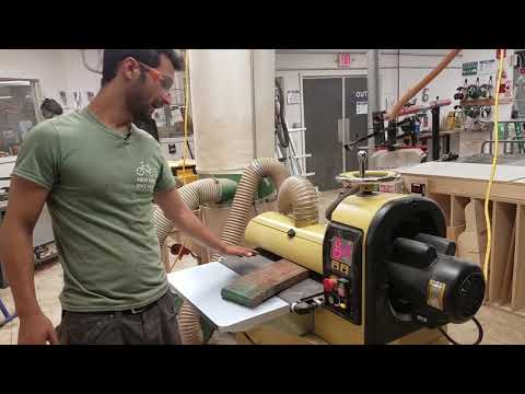 How to Use the Powermatic 2244 Drum Sander