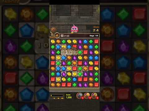 Jewels Temple-Quest 💎 Level 105 ⭐⭐ - 2021 Match 3 Game no Booster 👑 Android Gameplay ✅