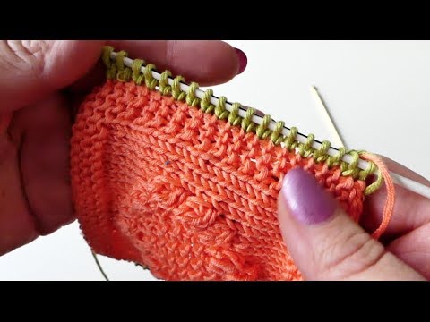 Pick up stitches from garter stitch side edge without holes